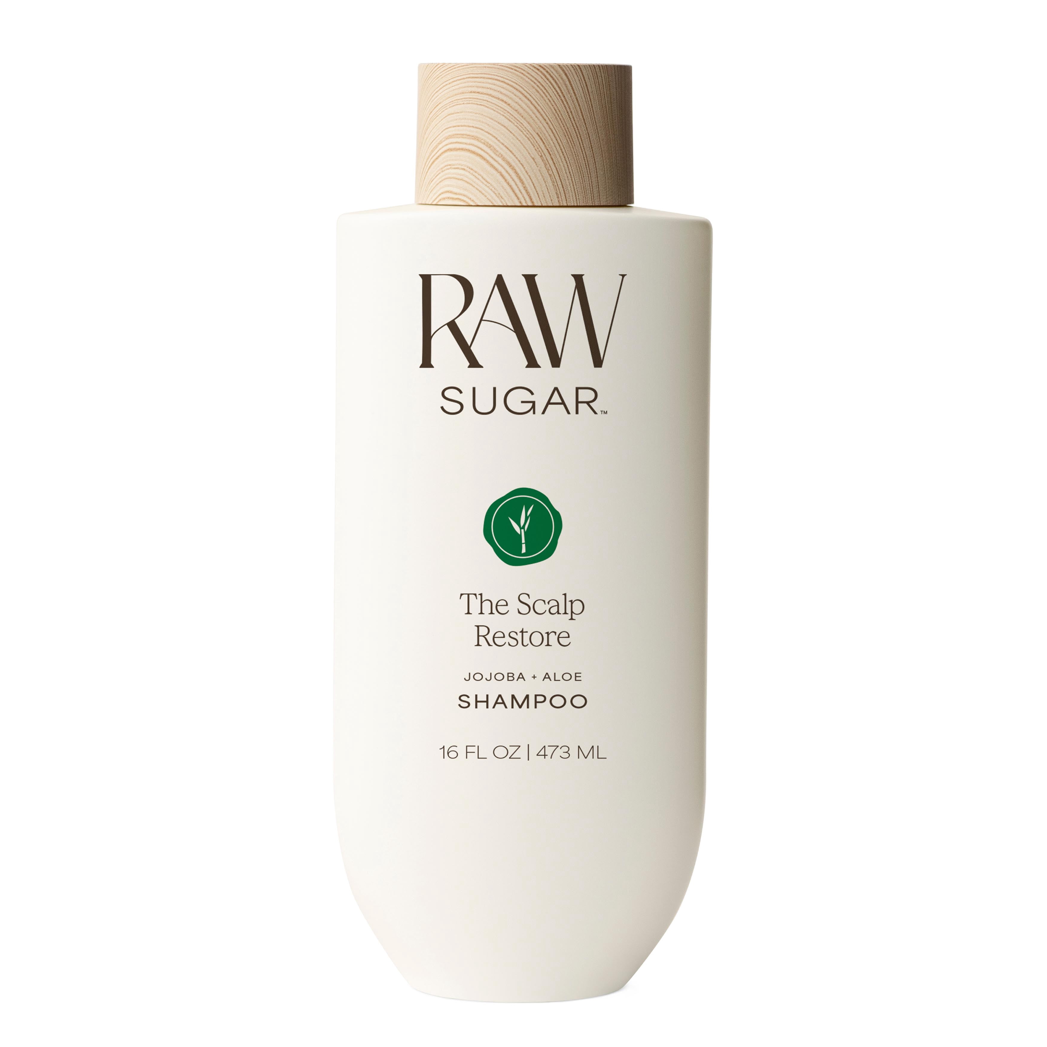 シャンプー sugar Raw Sugar The Grow Pro Shampoo, Passion Fruit + Marula, 16 fl oz