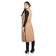 thumbnail image 3 of Chaleco largo con cinto Roman Fashion /Juvenil, 3018 (Cafe) cafe M, 3 of 5