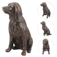 thumbnail image 4 of Bonita escultura de perro, estatua de perro para césped, jardín, linda estatuilla de animal, decoración de perro de resina realista, 4 of 6