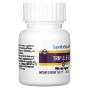 Superior Source No Shot Triple B12 3,000mcg 60 Sublingual Tablet