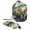 Multicolor, variant on PhooArto Large Barrel Drawstring Makeup Bag, Vintage Sea Turtle Underwater Travel Cosmetic Bag Portable Make Up Organizer Bag