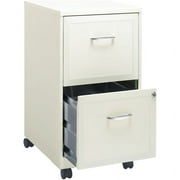 Scranton 2 Drawer Steel Mobile File Cabinet in Pure White