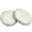 White, variant on Yesbay 2 Pcs Cashmere Polishing Bonnet Buffer Microfiber Car Paint Wax Polisher Cover,White 9-10 inch