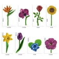 thumbnail image 3 of Modelo de plantas de flores Artificiales Sunnimix decoración Vegetal casa de muñecas, 3 of 8