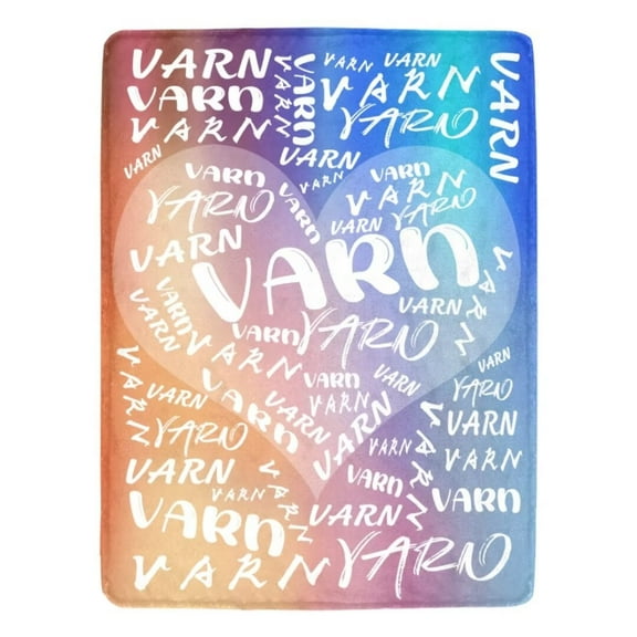 AISENIN Custom Light Soft Flannel Fleece Throw Blanket with Name for Men Women Boys Girls Kids Customized Name Gifts for Birthday Christmas Valentines Day