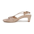 thumbnail image 2 of Walking Cradles Wc Lucia Women Dress Sandal In Lt Taupe Kid Suede, 2 of 6