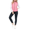 thumbnail image 6 of NE PEOPLE Women’s Quilted Vest – Lightweight Sleeveless Full Zip Up Casual Stand Collar Padding Gilet Jacket with Pockets NEWV40 New Pink M, 6 of 7