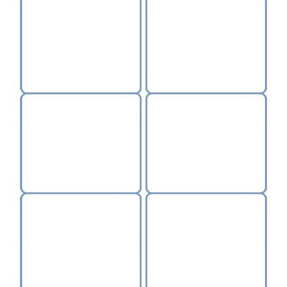 4" x 3.3" Shipping Sheet Labels for Inkjet or Laser Printers