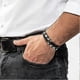 thumbnail image 2 of Premium Genuine Leather Bracelet For Men in Black | Magnetic Stainless Steel Clasp in Black, Silver and Gold | Exclusive Jewellery Box | Great Gift Id, 2 of 4