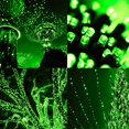 thumbnail image 2 of 2-Pack 400LED 72FT Solar Halloween Decorations Lights, Green Wire String Mini Lights Outdoor, Waterproof 8 Modes Decorative Twinkle Lights for Xmas Tree (Green), 2 of 6
