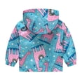 thumbnail image 5 of Abrigo informal de moda para niños y niñas, estilo europeo y americano, chaqueta con capucha de estilo coreano con estampado lindo para niños, 5 of 5