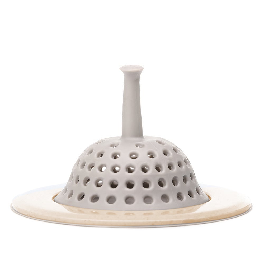 Kitchen Sink Strainer, Silicone Drain Filter Strainer with Large Wide