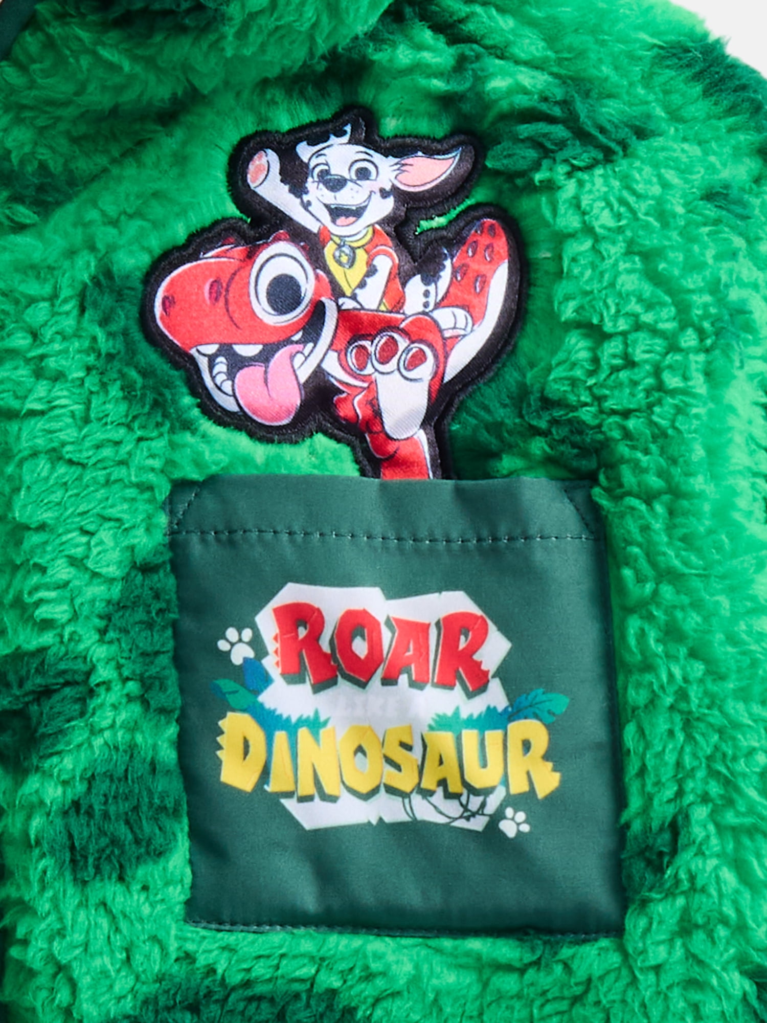 Paw Patrol Roar Dinosaur Toddler Boys Fleece Full Zip Hooded Jacket, Sizes 12M-5T
