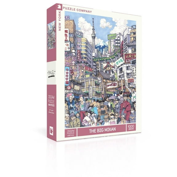 New York Puzzle Company The Big Mikan 1000 Piece Jigsaw Puzzle