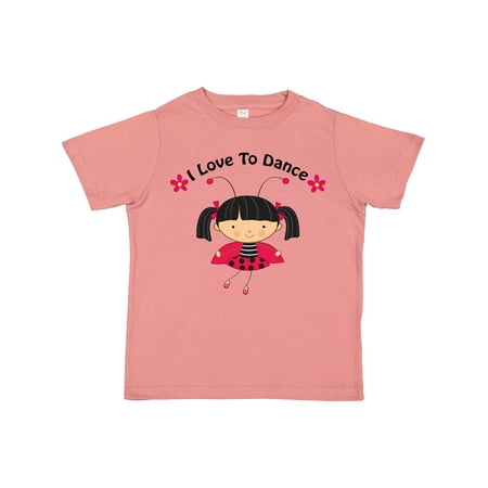 

Inktastic I Love to Dance Ladybug Gift Toddler Toddler Girl T-Shirt