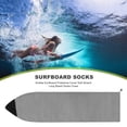 thumbnail image 2 of Sywqhk Funda protectora de tabla de surf de punto Funda de calcetín de tabla larga suave (gris 180x50) Sywqhk Alta Calidad, 2 of 4