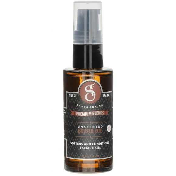 Suavecito Premium Blends Beard Oil - Leave-In Beard Conditioner For Softening Hair, Hydrating Skin, Eliminating Beard Dandruff, Healthy Beard Growth - Unscented - 1 oz