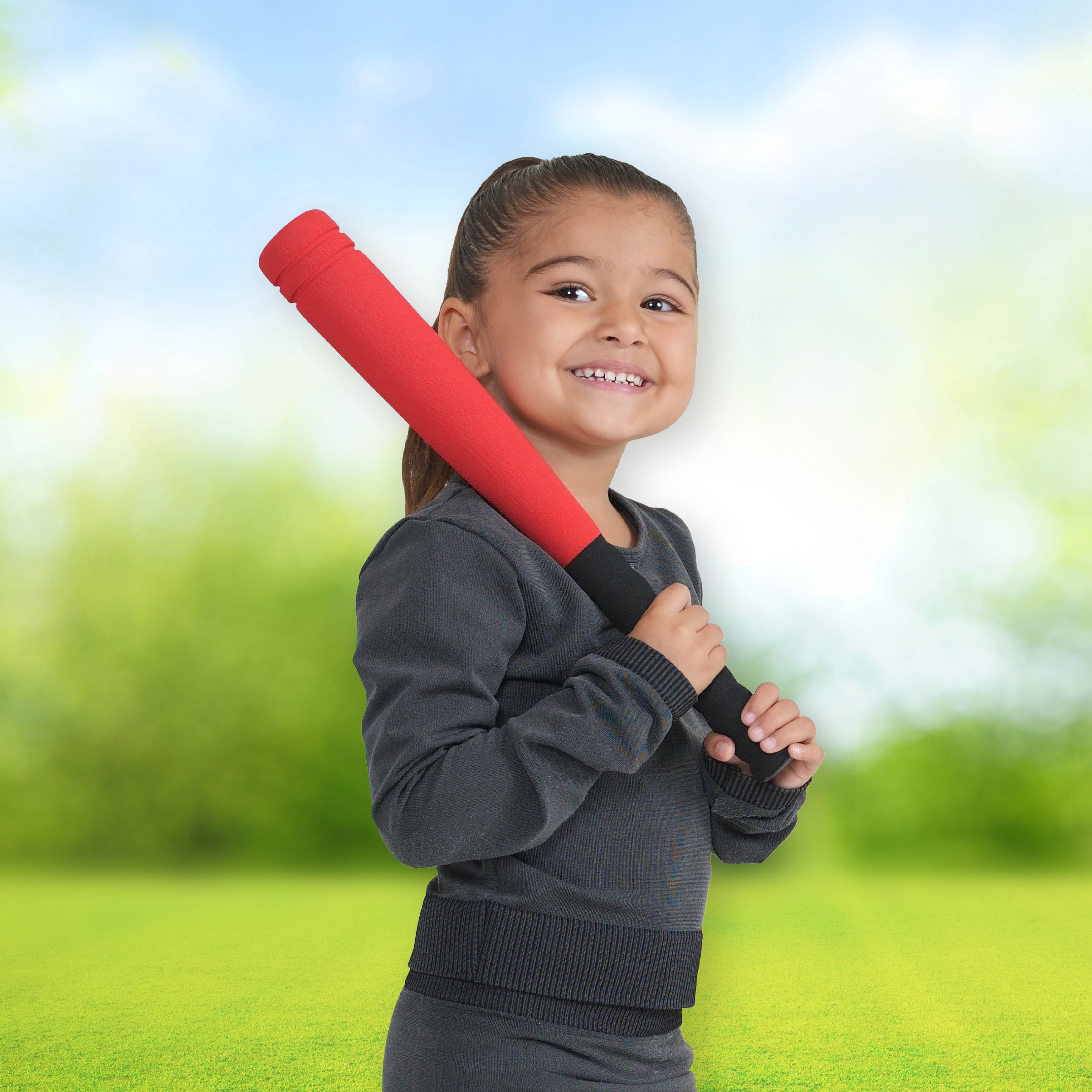 ESPN My First Home Run Kids Baseball Field Set with Batting Tee, Foam Bat, Ball, Home Run Fence, & Play Mat, 5 Pc Set