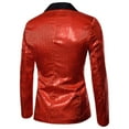 thumbnail image 5 of Vedolay Mens Blazers Business Work Office Blazer Back Slit Jacket Red,L, 5 of 5
