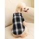 thumbnail image 2 of PETSIN 1pc Plaid Shirt With Dog/cat Print Pet Clothes, 2 of 5