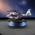 thumbnail image 3 of Solar-Powered Helicopter Car Air Freshener - Rotating Aromatherapy Diffuser Ornament - Elevate Your Automotive Decor with Refreshing Fragrances, 3 of 7