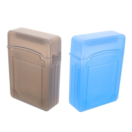 VERDANVERSE Compact Hard Drive Enclosure Assorted Color SSD and Hdd Compatible 2Pcs