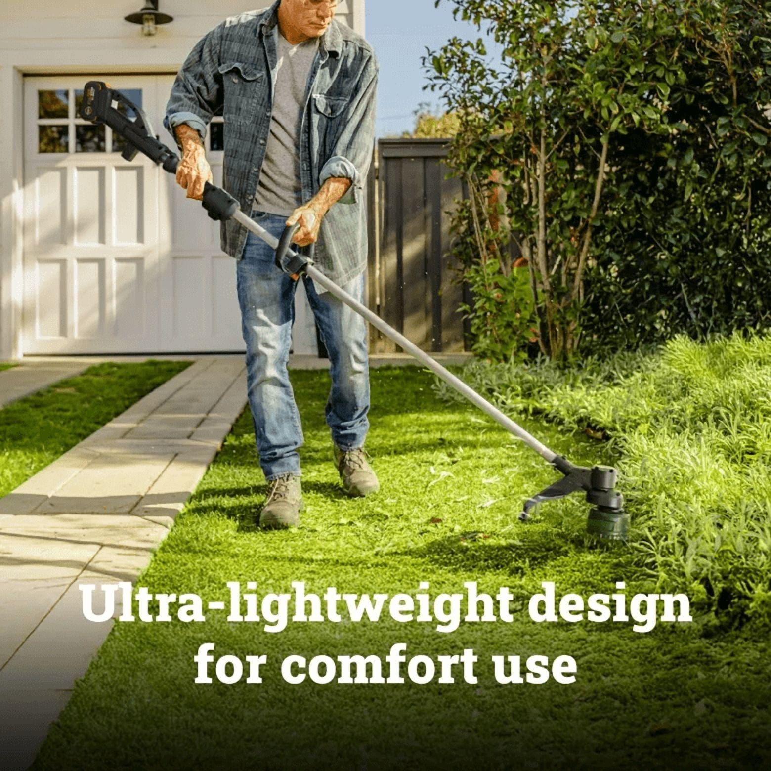 Worx WG176.9 20V Nitro Brushless Adjustable 13''- 15'' Cordless Grass and Weed String Trimmer and Edger (Tool Only)