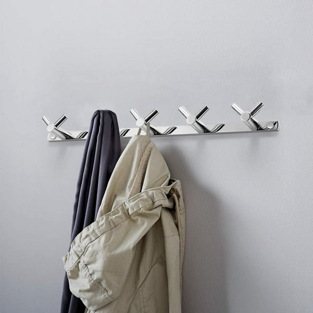 16in Hotel Bathroom Towel Hook Stainless Steel Coat Hook Wall