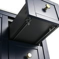 thumbnail image 5 of Freestanding Bathroom Vanity 36x18 Inch Soft Close Drawers Doors Storage Shelf Gel Basin Sink Powder Room Blue, 5 of 6