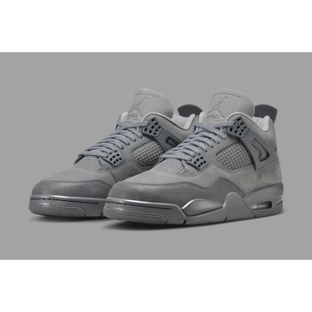N I-K-E A i r-Jor-dan 4 Retro Wet Cement Grey FQ7928-001 Men’s Shoes NEW
