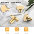 thumbnail image 2 of SPOKKI, Round Cabinet Knob Cast Aluminium Alloy with 12 Screws 12 Piece, 2 of 7
