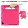 thumbnail image 6 of TECH CIRCLE Kids Case for iPad Air 13 inch M2 2024,iPad Pro 13" Case 2024,Lightweight Shockproof Rugged EVA Kids Friendly Handle Kickstand Child Proof Protective Kids Case with Pencil Holder,Rose, 6 of 6