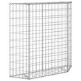 thumbnail image 5 of vidaXL Trapezium Gabion Raised Bed Galvanized Steel 39.4"x7.9"x39.4", 5 of 6
