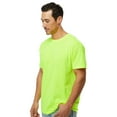 thumbnail image 3 of M&O Men's Gold Soft Touch T-Shirt, Hi Vis Cotton Casual Work Shirt, Safety Green Tee, 2 Pack, Size S, 3 of 5