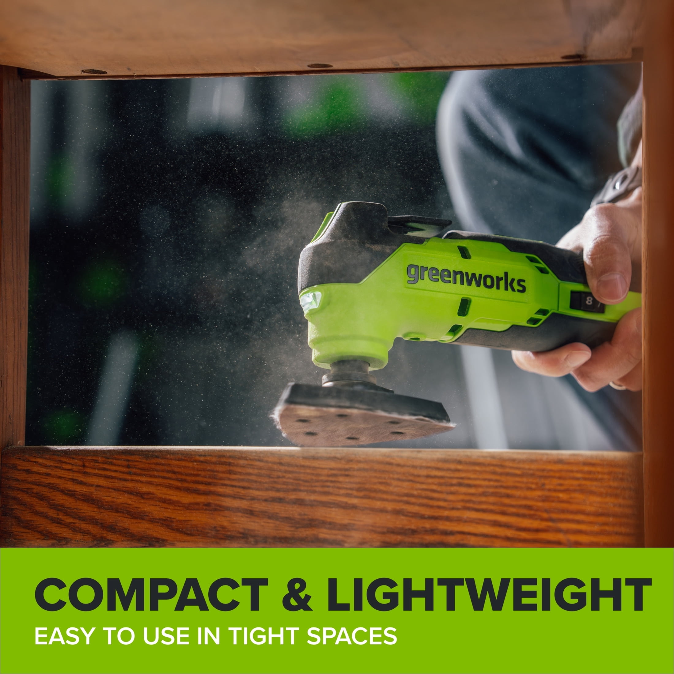 Greenworks PowerAll 24V Brushless Oscillating Multi-Tool (Tools