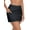 Black, variant on Women's High Waisted Swim Skirt Sporty Skort Bathing Suit Skirt Black Swimsuit Skirt Tankini Bottoms with Shorts