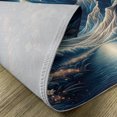 thumbnail image 4 of Ambesonne Abstract Mountains Place Mats Set of 4, Dreamy Night, Standard Size, Night Blue and Coconut, 4 of 5