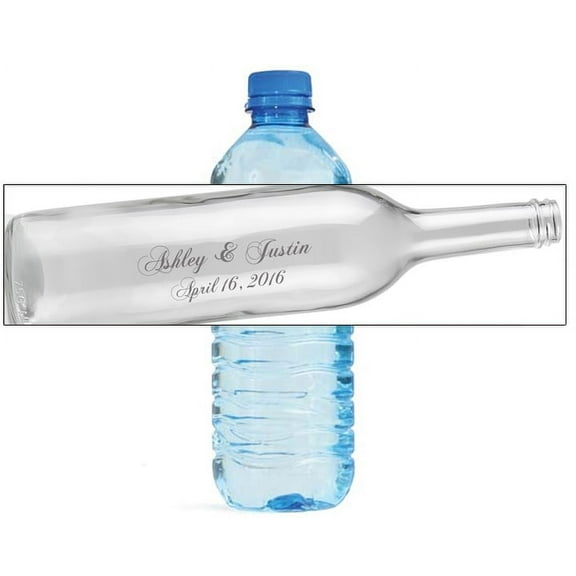 100 Message in a Bottle Wedding Water Bottle Labels Great for Engagement Bridal Shower Party Anniversary 8"x2"