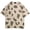 Khaki A, variant on KDFJPTH Women Cow Print Oversized Casual Loose Short Sleeve T-shirt Streetwear Tops