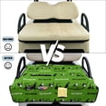 thumbnail image 5 of SEANATIVE Golf Cart Seat Cover, Universal Front Seat Blanket with Four Pockets, Non-Slip Club Car Cushion Cover Protector Fits for EZGO Club Car Yamaha, Easy Install, Golf Cart Pattern Green, 5 of 7