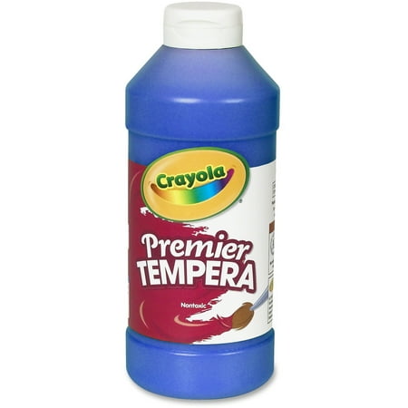 - Crayola Premier Tempera Paint, 16 Oz Bottle, Blue