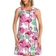 thumbnail image 1 of Easygdp Flamingo para Vestido Transpirable de Mujer, Vestido Suelto de Manga Corta con Pliegues y Bolsillos para el Verano, 1 of 7