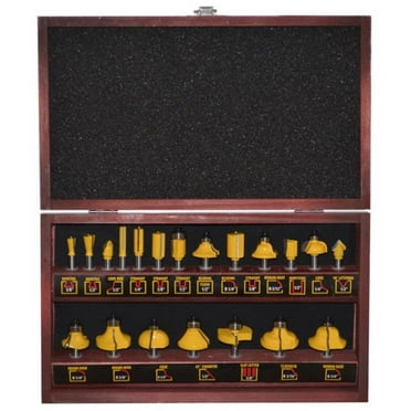 24 Piece Router Bit Set - Walmart.com