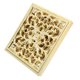 thumbnail image 3 of Desagüe de piso de inodoro, desodorante de cobre, antiolor, colador de alcantarillado de baño, cobre, 10x10cm, tipo poco profundo, 3 of 14