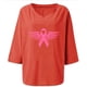 thumbnail image 4 of Ichuanyi liquidación de moda femenina de verano en v-neck 3/4 manga estampada de camiseta casual de camiseta ICHUANYI WER202308241770, 4 of 5