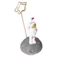 thumbnail image 2 of Estatua de estatuilla de astronauta, diseño bonito, buen regalo, decoración de escritorio duradera multifunción, 2 uds., 2 of 5