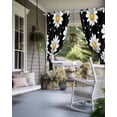 thumbnail image 4 of nqOlkjepod Outdoor Curtains for Patio Waterproof, Botanical Daisy Outdoor Privacy Panels Grommet, Spring Flowers Branch Stems Blackout Outside Curtains for Porch/Cabana/Pergola 54"x95", 1 Panel, 4 of 8