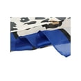 thumbnail image 3 of INSPIRE CHIC Women's 70cm Leopard Print Square Head Scarf Neckerchief Royal Blue, 3 of 5