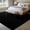 Black, variant on Area Rug for Living Room, Black Non-Slip Indoor Large Carpet for Bedroom/Dining Room, Solid Color Farmhouse Black Washable Low-Profile Rectangle Floor Runner Rugs - 6 x 9 Ft
