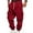 651#Red, variant on Big and Tall Sweatpants for Men Casual Fleece Cargo Joggers Elastic Waist with Pockets, Relaxed Fit Pants for Workout, Lounge & Winter Casual Dark Gray S